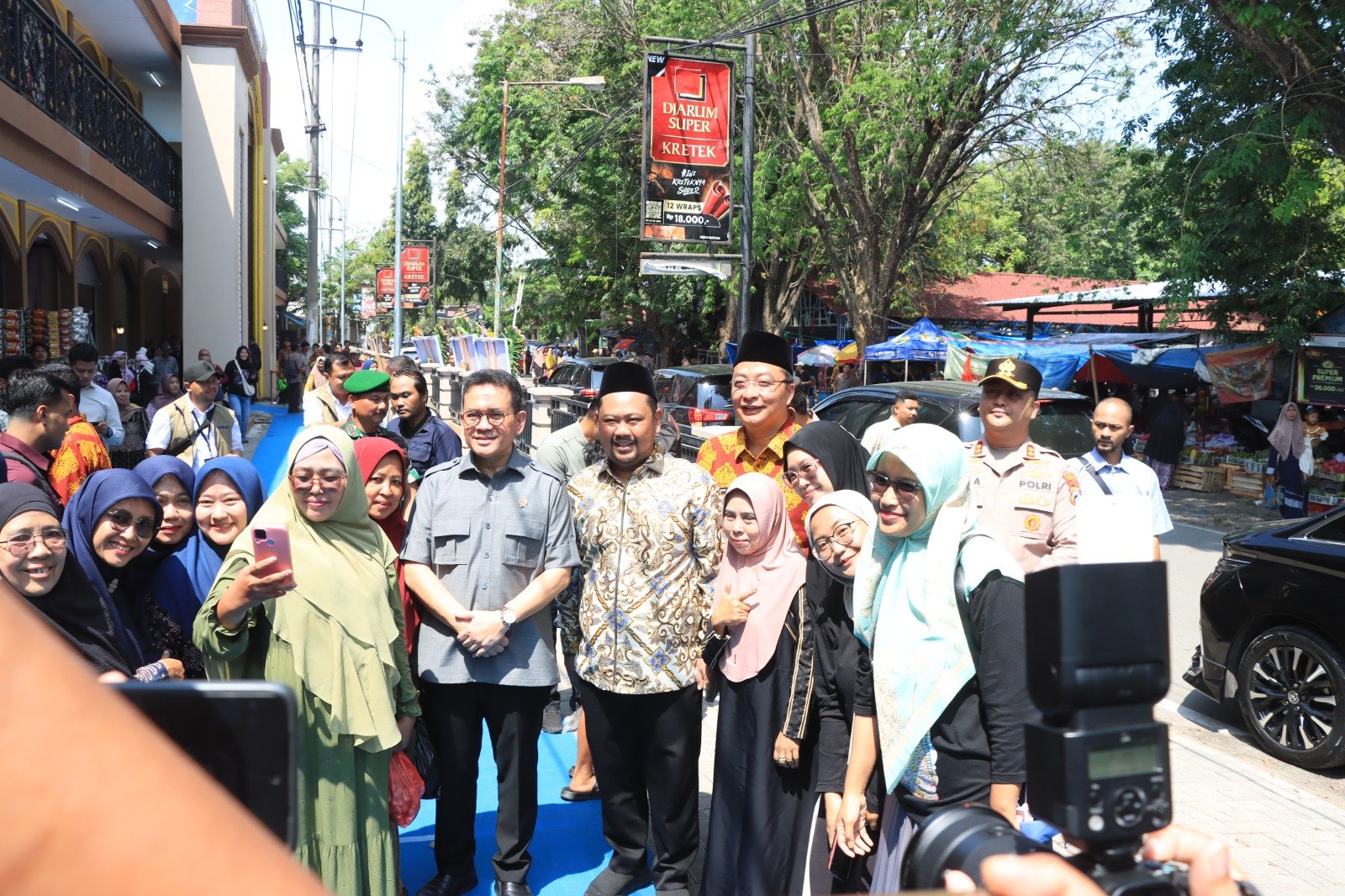Pasar Rakyat Sidayu Diresmikan Mendag, Kapolres Gresik Pastikan Aman dan Kondusif