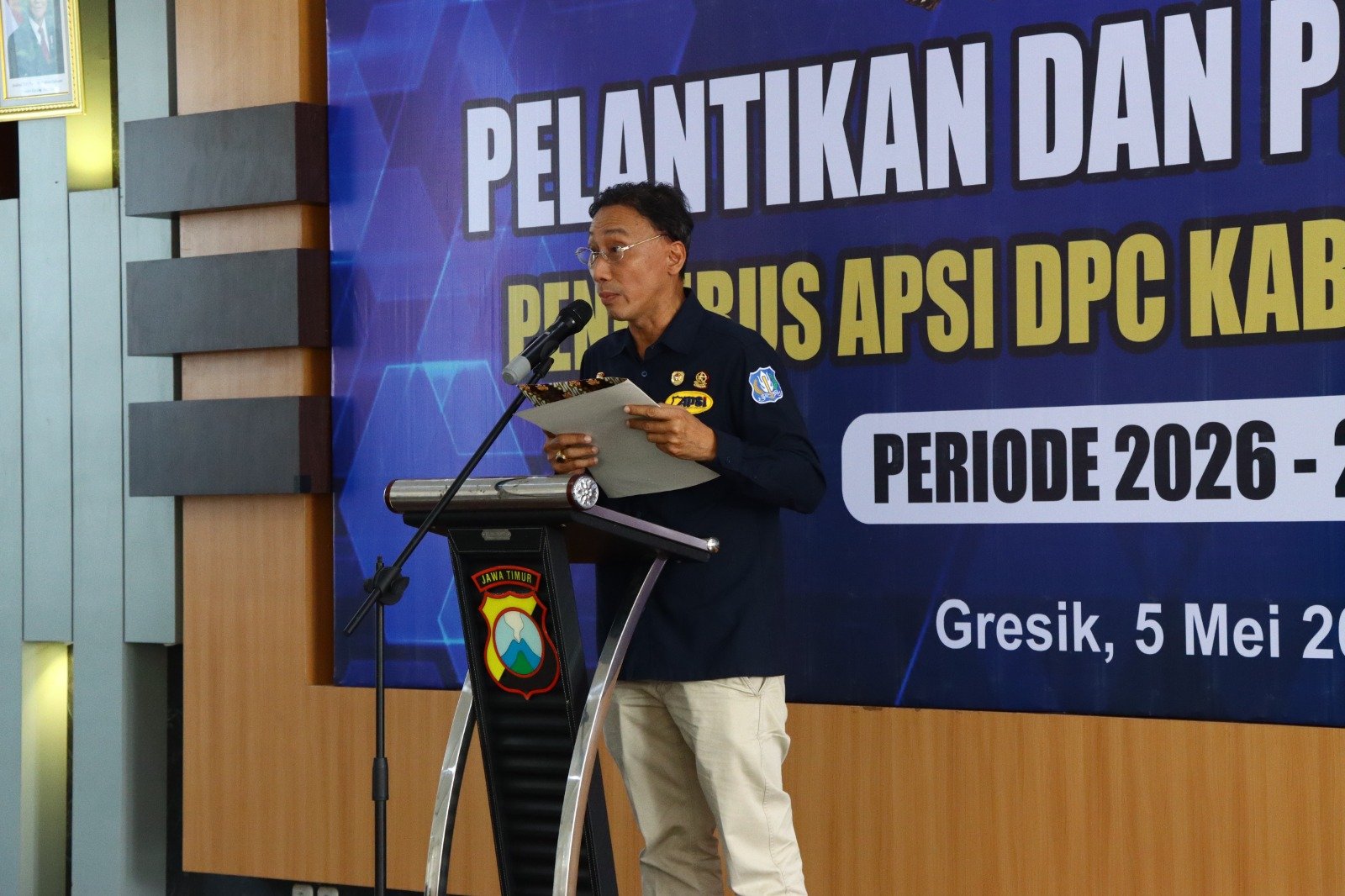 Polres Gresik Perkuat Sinergitas, Pengurus APSI Kabupaten Gresik Resmi Dilantik