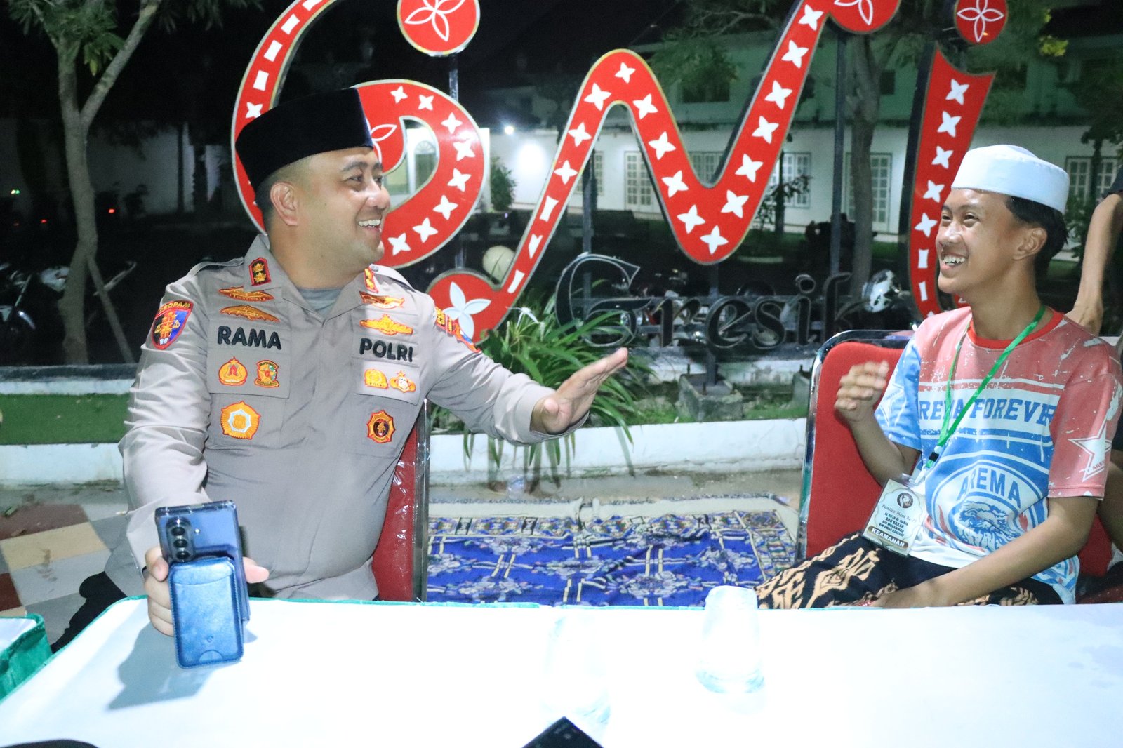 Polres Gresik Libatkan Ratusan Personel Layanan Pengamanan Haul Habib Abu Bakar Assegaf ke-71