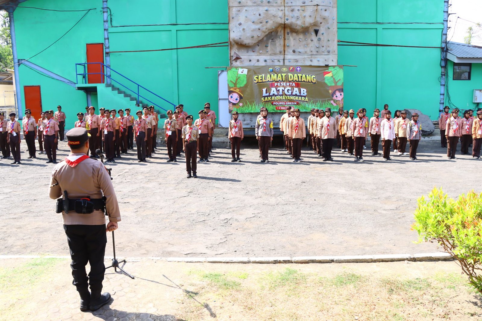 Kapolres Gresik Buka Latihan Gabungan Saka Bhayangkara 2026, Cetak Generasi Muda Berkarakter dan Peduli Kamtibmas