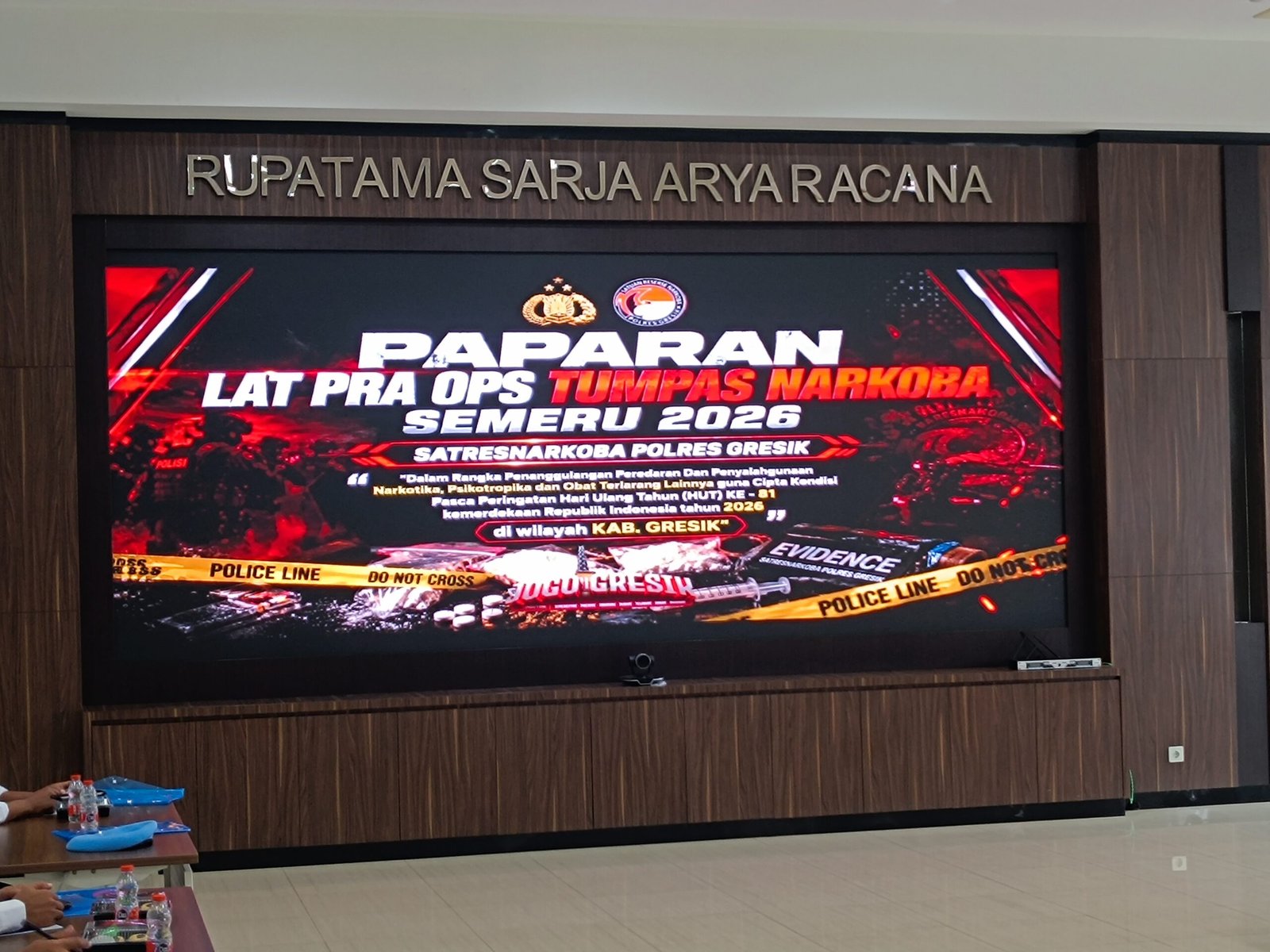 Ops Tumpas Narkoba Semeru 2026, Polres Gresik Siap Berantas Peredaran Narkoba