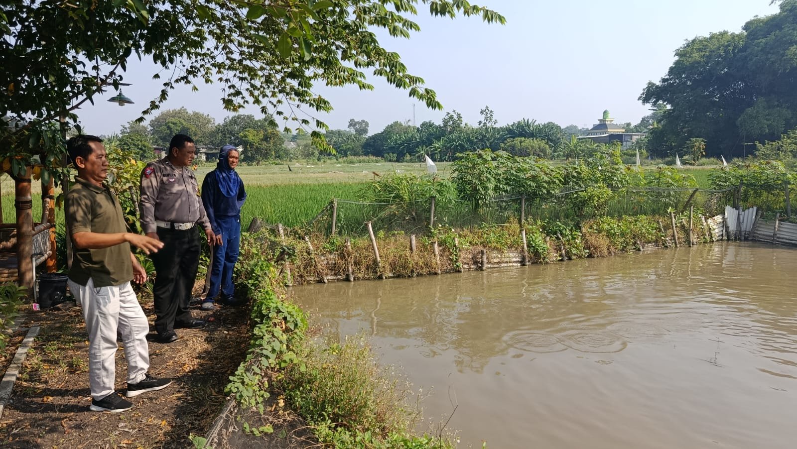 Produktifkan Potensi Lokal, Polsek Driyorejo Dorong Budidaya Ikan Nila